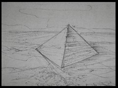 skizze-miniatur-pyramide-90er-by-arkis